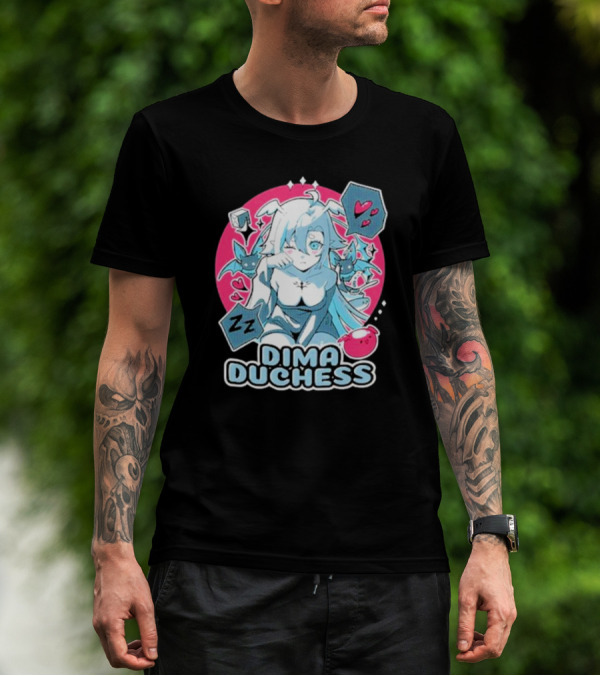Uwumarket Dimatheduchess Sleepy Soup Dima Duchess Hearts Zzz Bat Wings T-Shirt