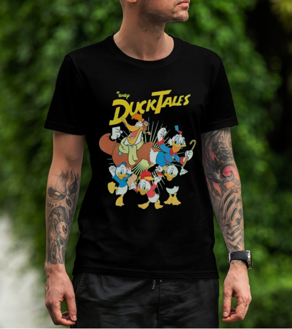 DuckTales Vintage Cast Disney Duck Cartoon Characters T-Shirt