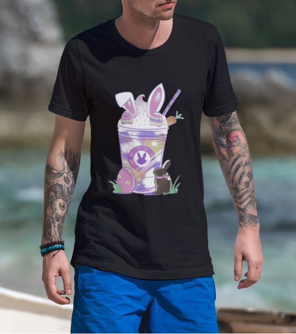 Easter Bunny Love Chocolate Cotton Candy Cup With Eggs T-Shirt