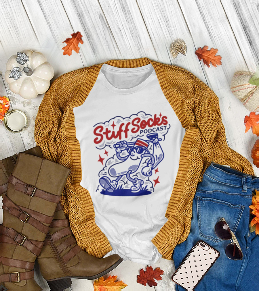Stiff Socks Podcast Walkin Sock Store T-Shirt