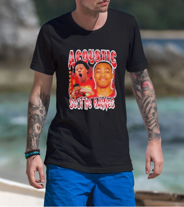 Acoustic Scottie Barnes NBA All-Star Raptors T-Shirt