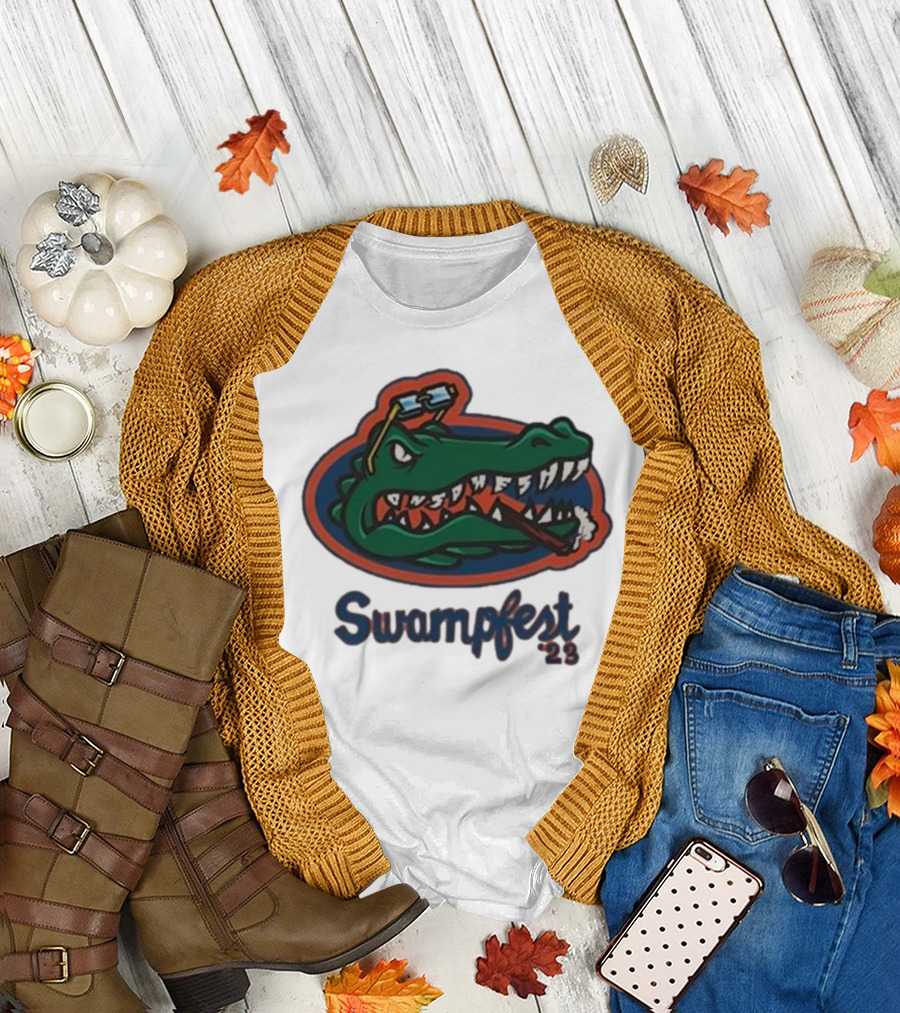 Adam22 Swampfest 23 Gator Smoking Cigar T-Shirt