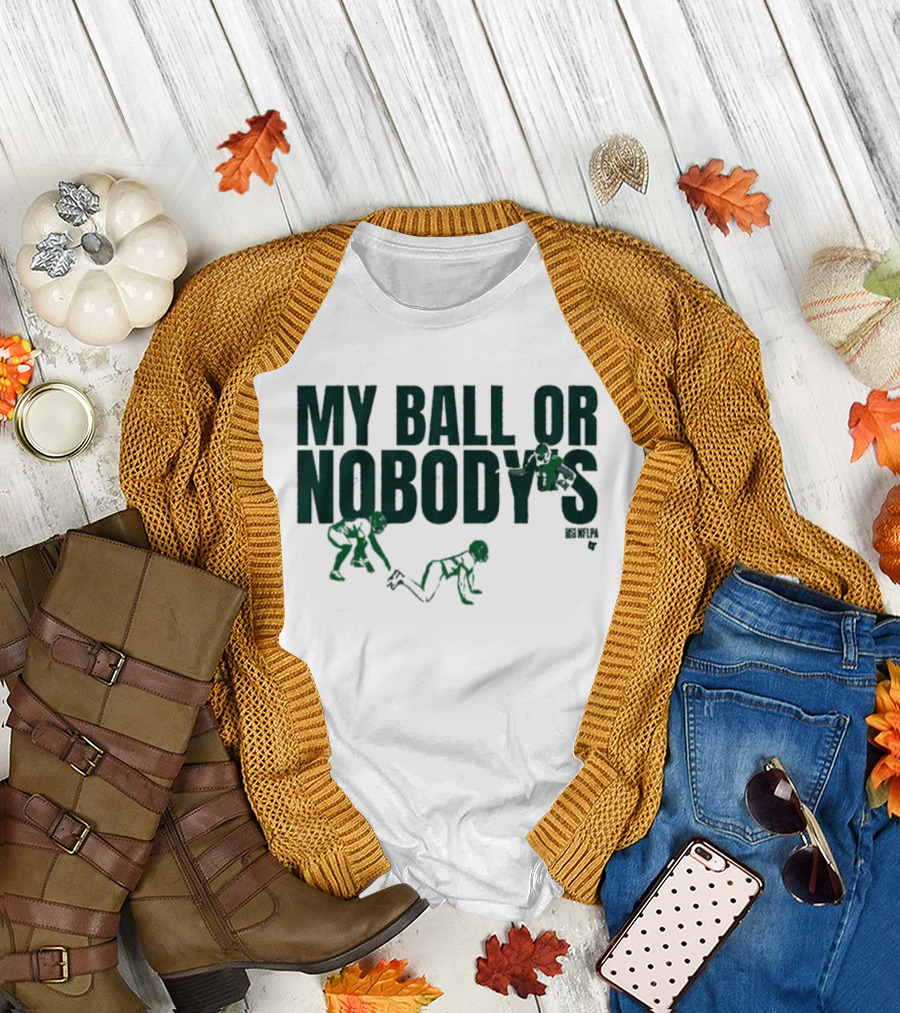 My Ball Or Nobody’s Football Player Icons T-Shirt