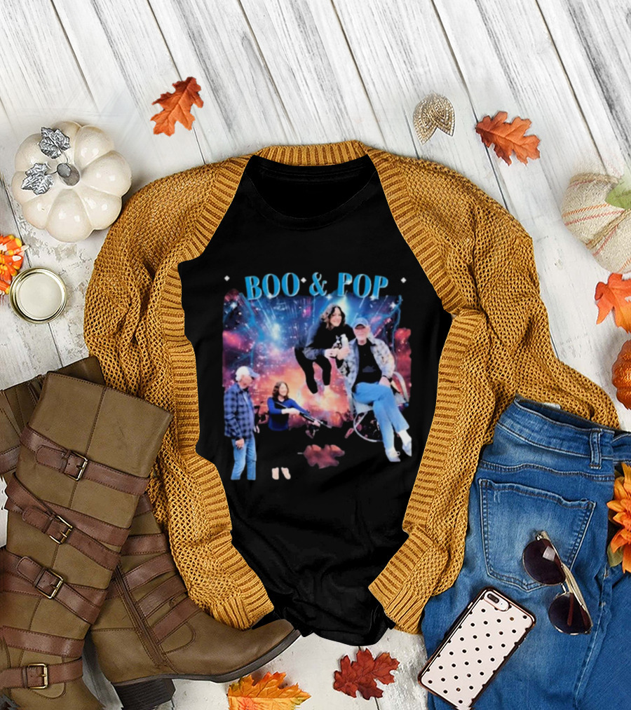 BOO AND POP Cosmic Adventure Family Fun T-Shirt