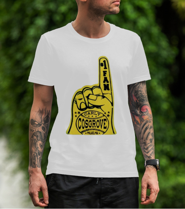 Carly Cosgrove Philadelphia Number One Fan Foam Finger T-Shirt