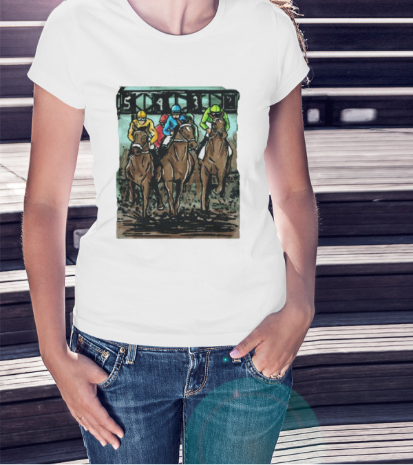 U Horse Races Waitlist Action 54321 T-Shirt