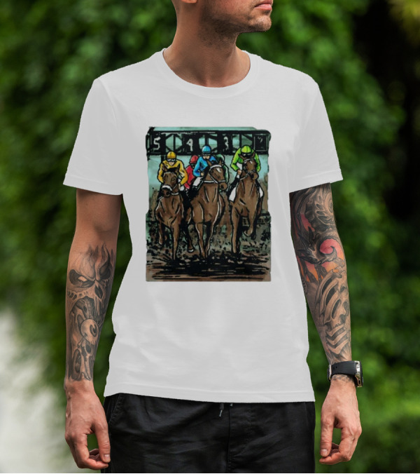 U Horse Races Waitlist Action 54321 T-Shirt