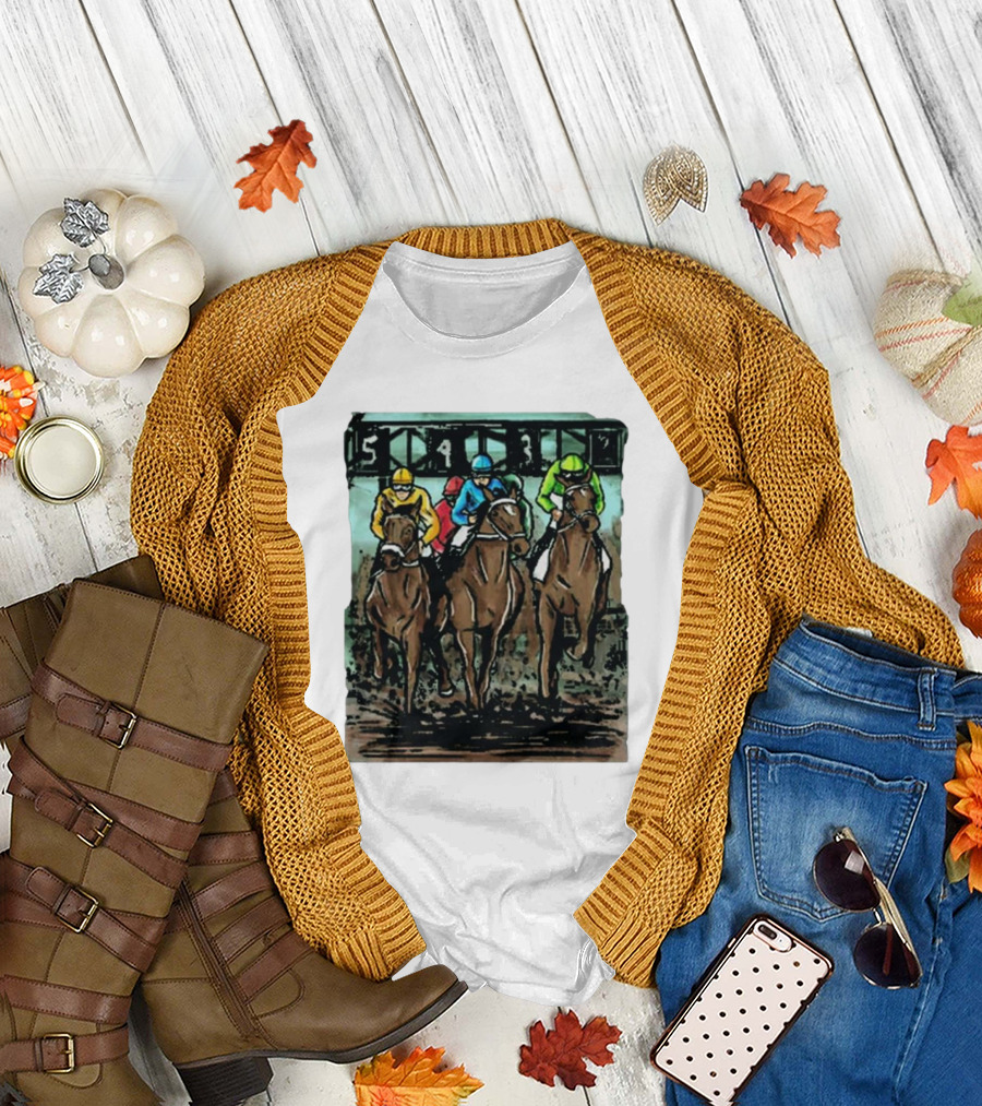 U Horse Races Waitlist Action 54321 T-Shirt