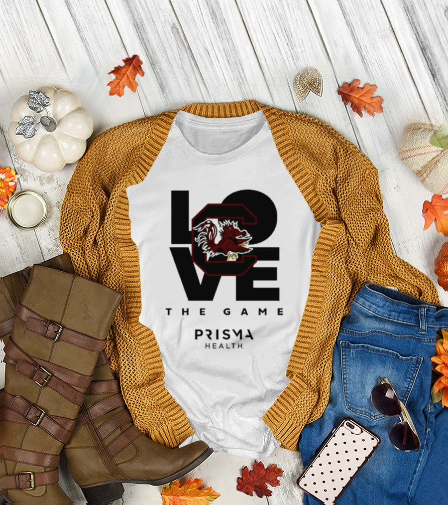 South Carolina Gamecocks Love The Game Prisma Health T-Shirt