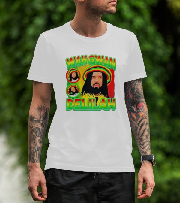 Wah Gwan Delilah Rasta Colors Drake T-Shirt