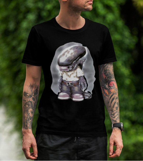 Pedro Xenomorph Alien Style Casual Outfit Character T-Shirt