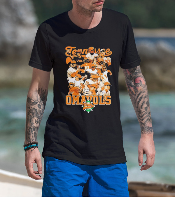 Tennessee Omavols Vols Baseball Team Players T-Shirt