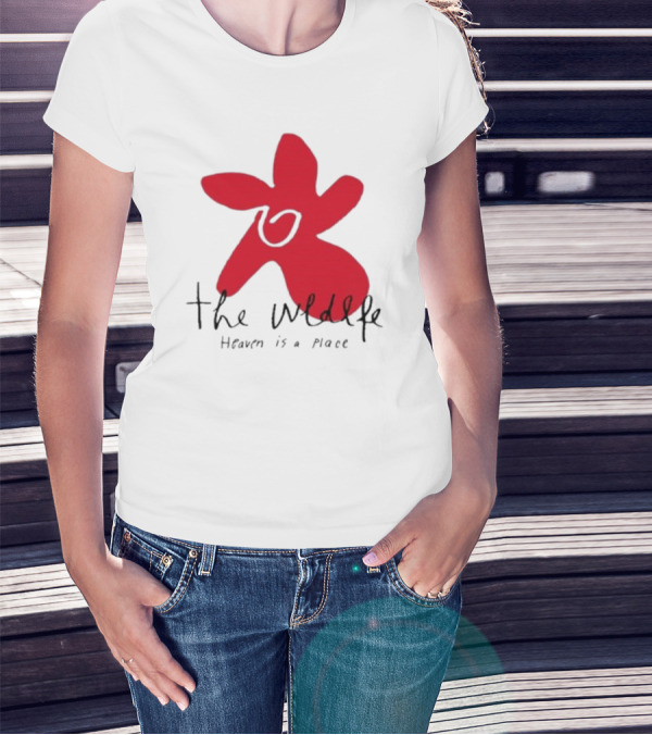 The Wldlfe Heaven Is A Place Red Flower T-Shirt