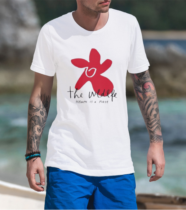 The Wldlfe Heaven Is A Place Red Flower T-Shirt