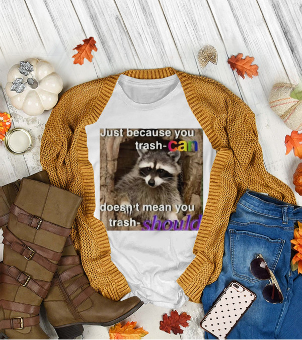 Just Because You Trash Can Doesn’t Mean You Trash Should Raccoon T-Shirt