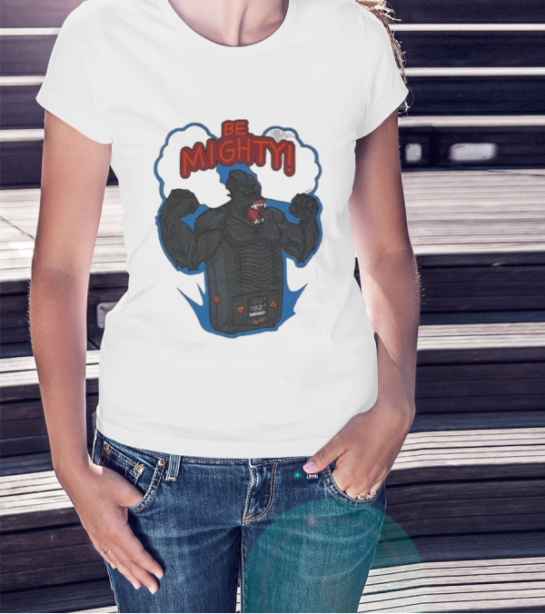 Be Mighty Monster Creature Inspired By Kaiju And Electronics T-Shirt