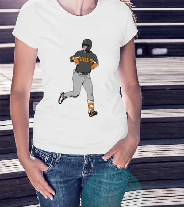 VOLS Baseball Player Bubblegum T-Shirt