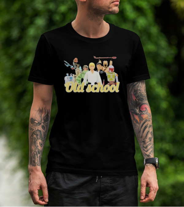 Old School Star Wars Action Figures Nostalgia T-Shirt