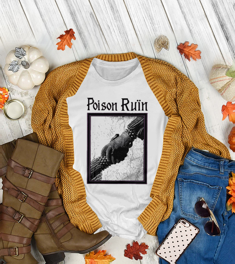 Poison Ruïn Medieval Chainmail Handshake Confrere T-Shirt
