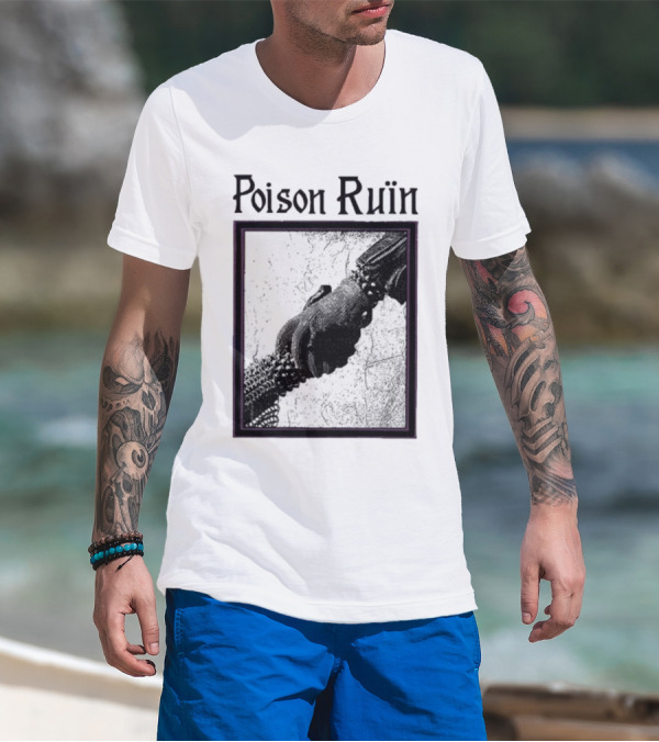Poison Ruïn Medieval Chainmail Handshake Confrere T-Shirt