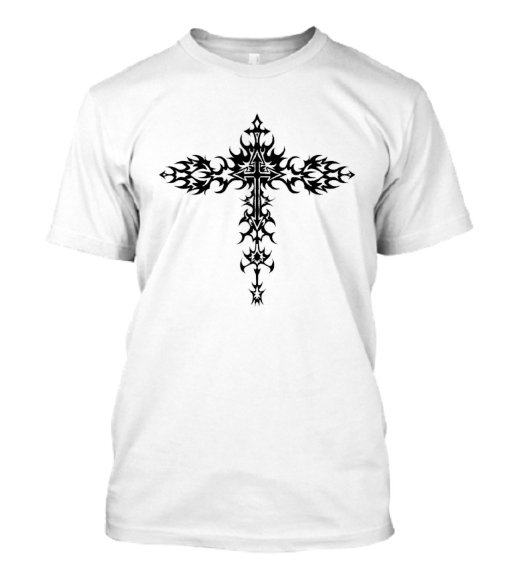 Procreate Gothic Tribal Cross T-Shirt