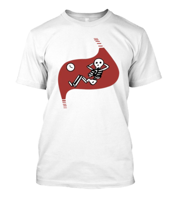 Death Of Dungeon Meshi Falin Skeleton Inside Red Stomach T-Shirt