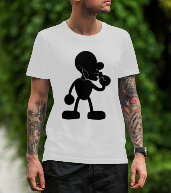 Yeet Team Mr Mew Iconic Silhouette And Dog Collaboration T-Shirt