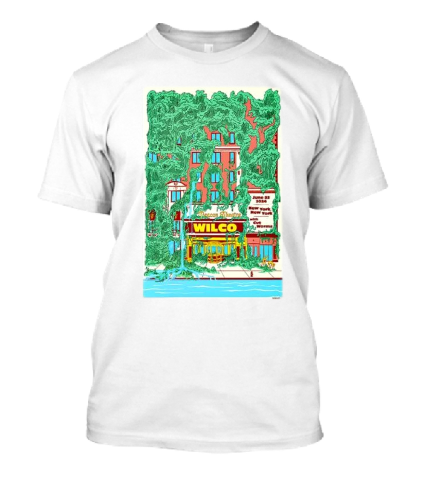Wilco June 22 2024 Beacon Theatre New York NY Concert T-Shirt