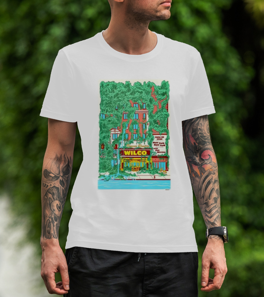 Wilco June 22 2024 Beacon Theatre New York NY Concert T-Shirt