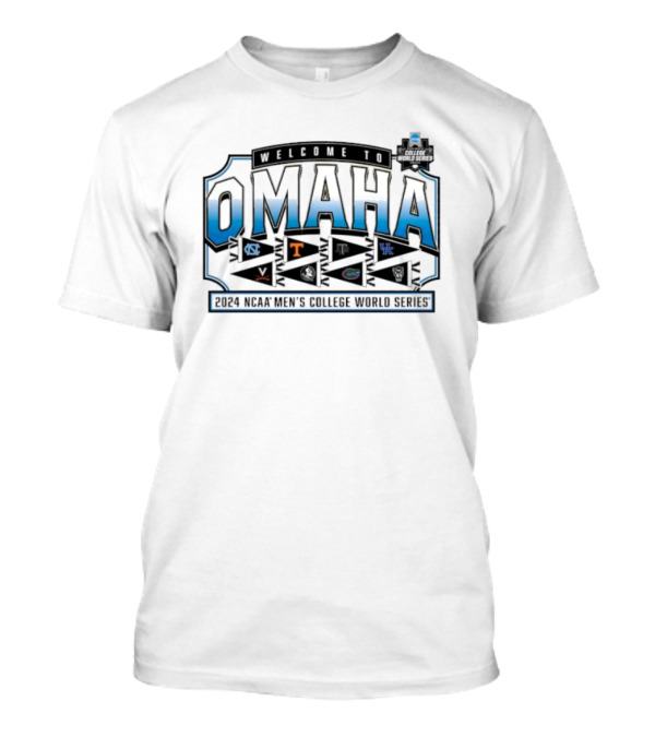 Welcome To Omaha 2024 NCAA Men's College World Series Teams T-Shirt