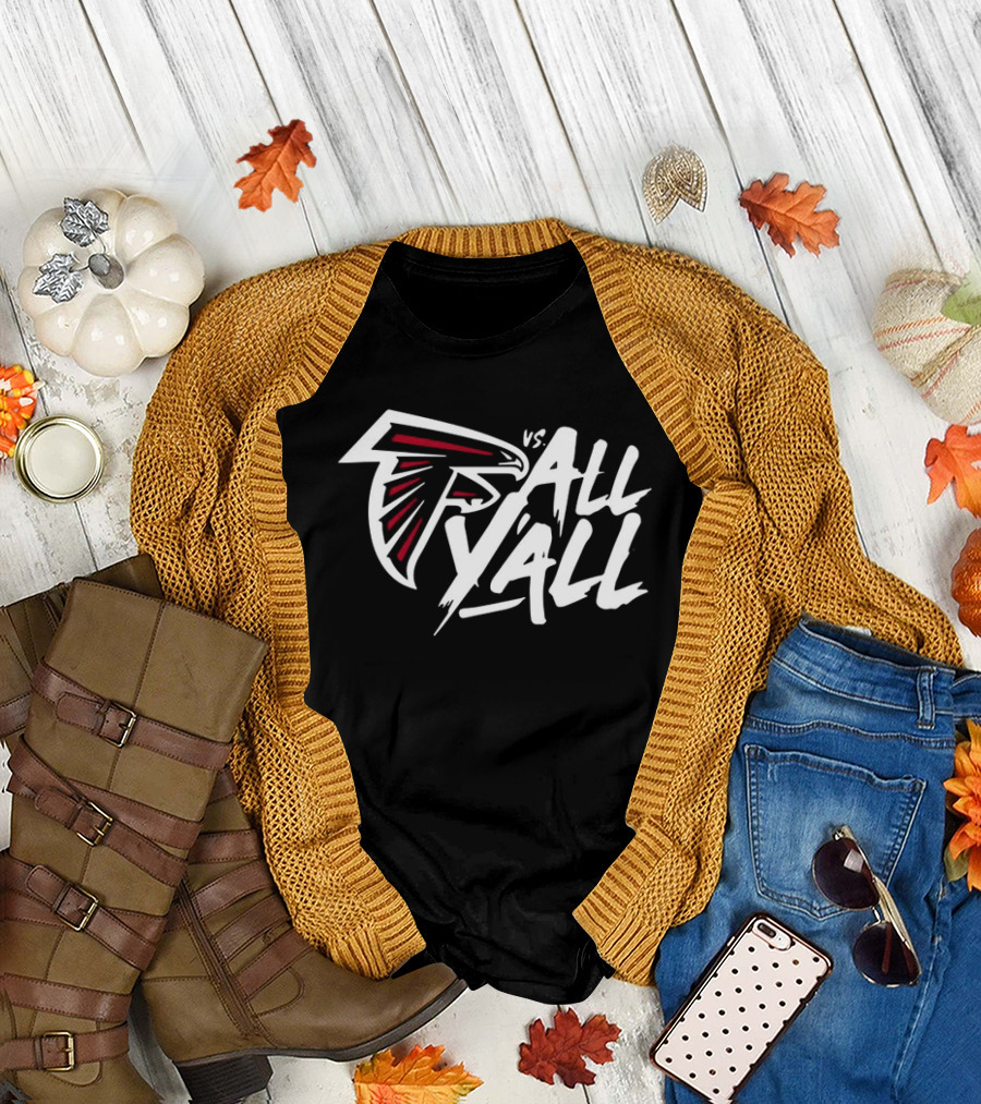 Atlanta Falcons Logo Vs All Y’all T-Shirt
