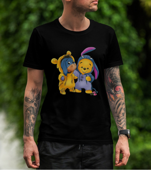 Baby Pooh Eeyore Costume Winnie The Pooh T-Shirt