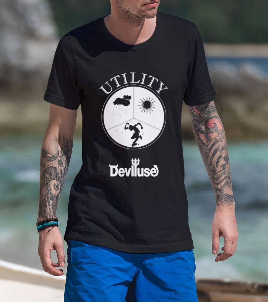 Utility Deciluse Rain Sun And Run Deviluse T-Shirt