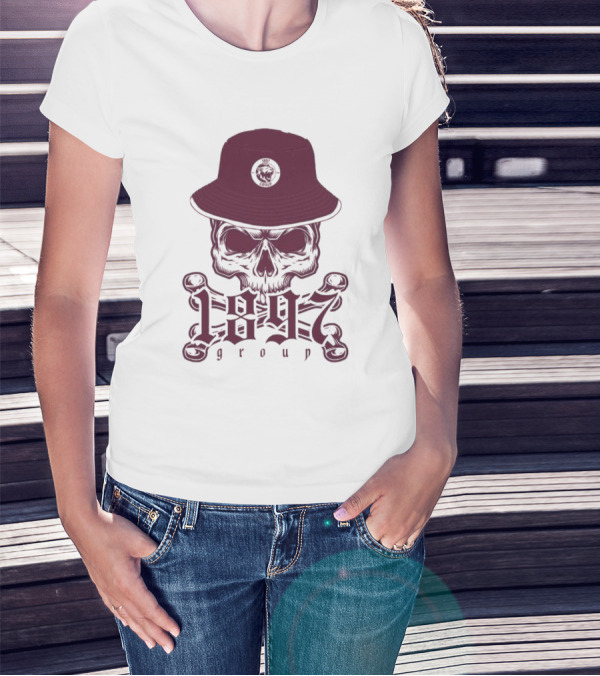 1897 Group Skull With Hat T-Shirt