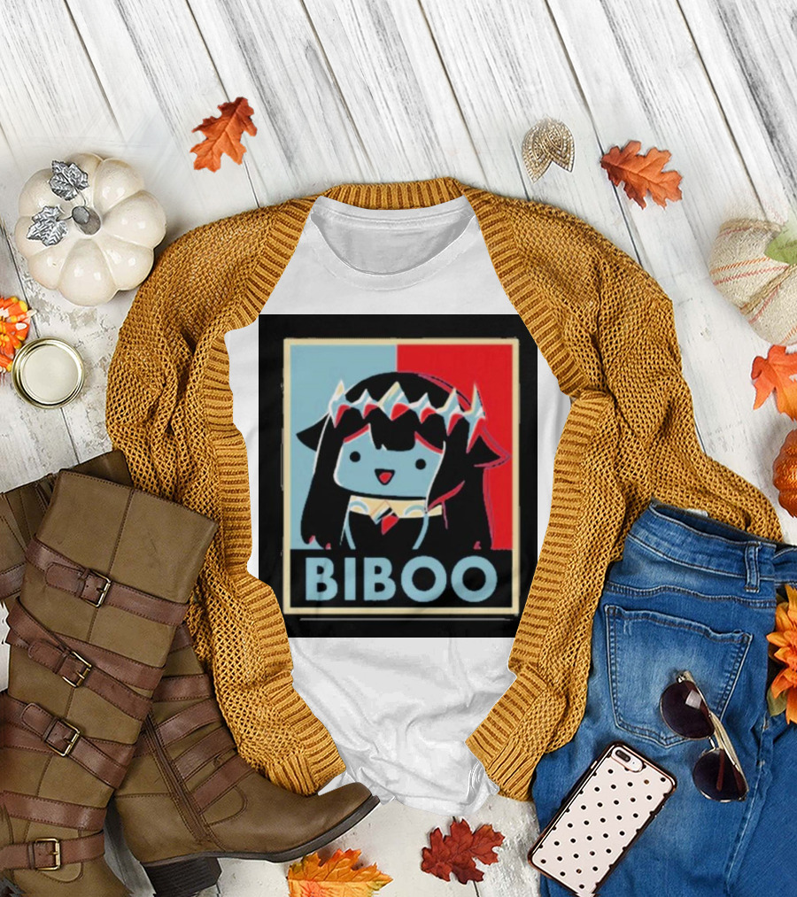 Biboo Hope Poster Style Character Image T-Shirt