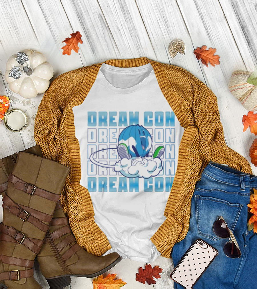 Dream Con Globoy Blue Planet and Sneakers T-Shirt