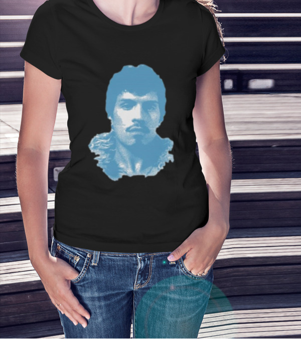 Omar Apollo God Said No Jumbo Blue T-Shirt