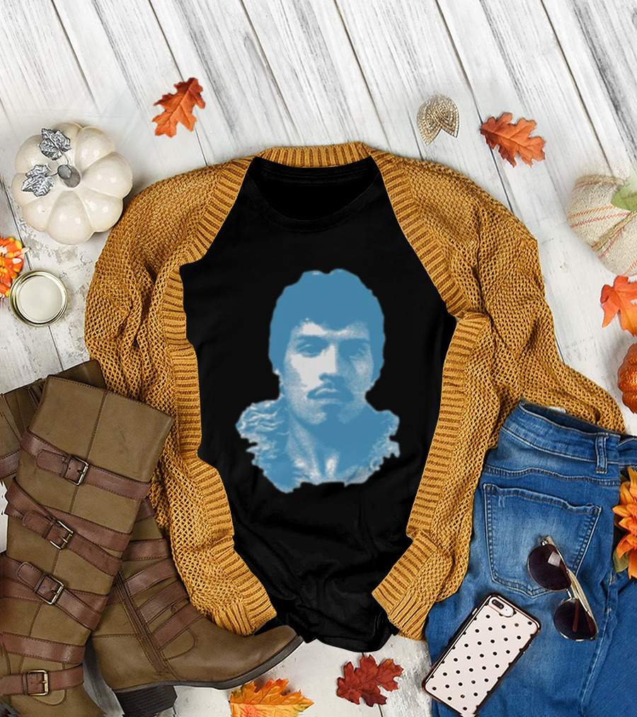Omar Apollo God Said No Jumbo Blue T-Shirt