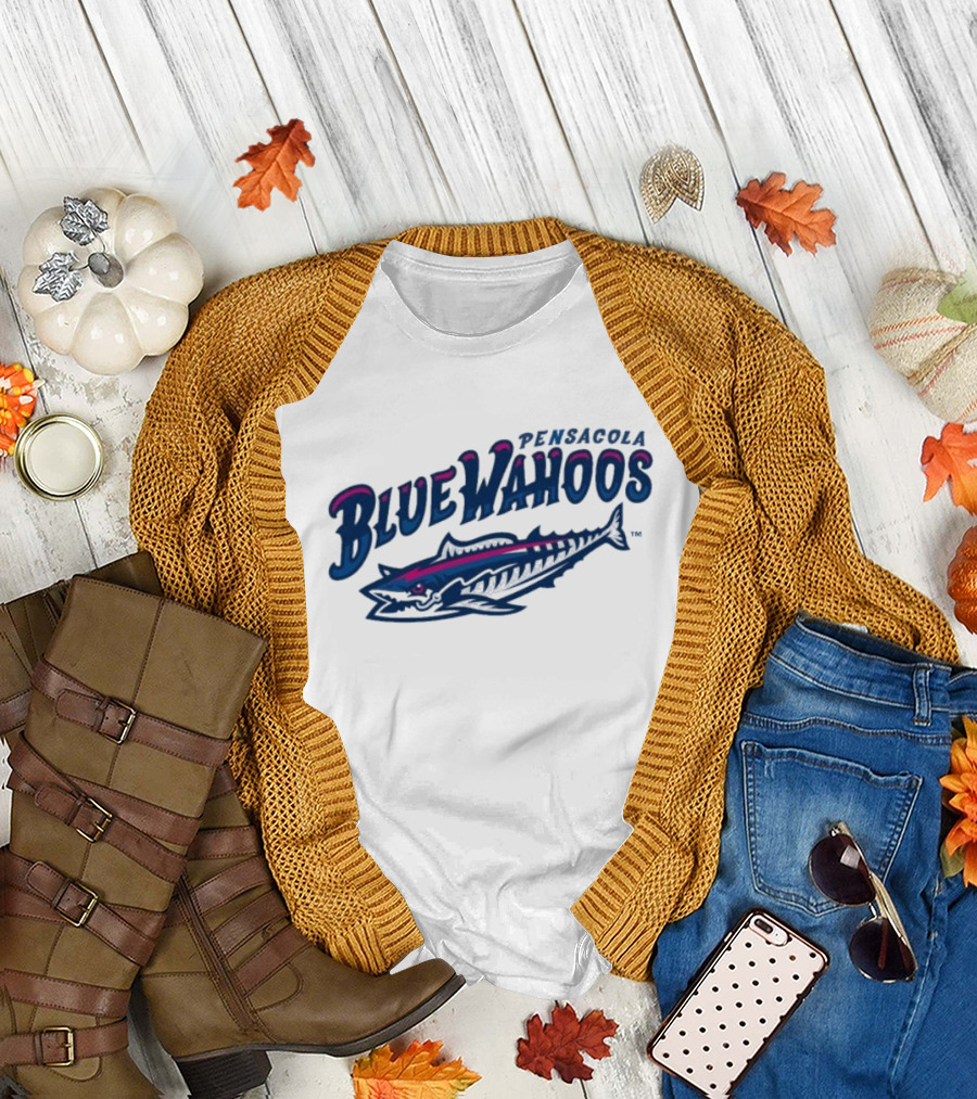 Pensacola Blue Wahoos Baseball Wild Win 7-6 Victory T-Shirt