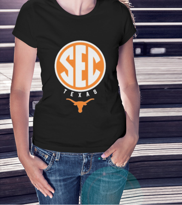 SEC Texas Longhorns Logo Texas Longhorn T-Shirt