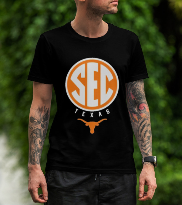 SEC Texas Longhorns Logo Texas Longhorn T-Shirt
