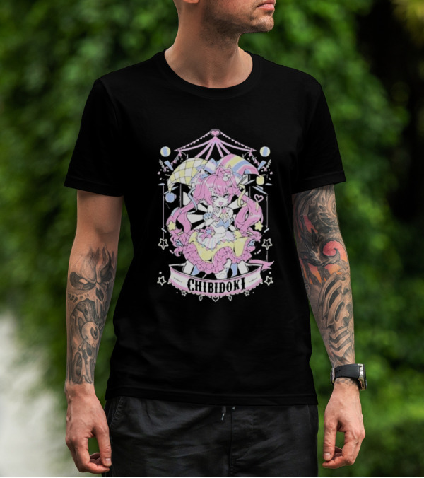 Chibidoki Pastel Circus Jester Kawaii Aesthetic T-Shirt