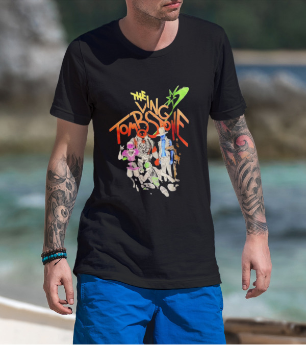 The Living Tombstone Characters And Logo With Colorful T-Shirt
