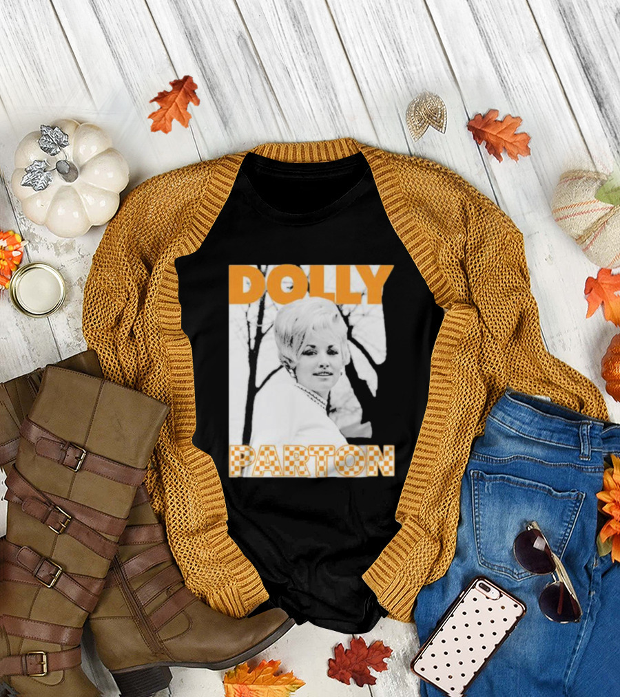 Dolly Parton Retro Black and White Tennessee T-Shirt