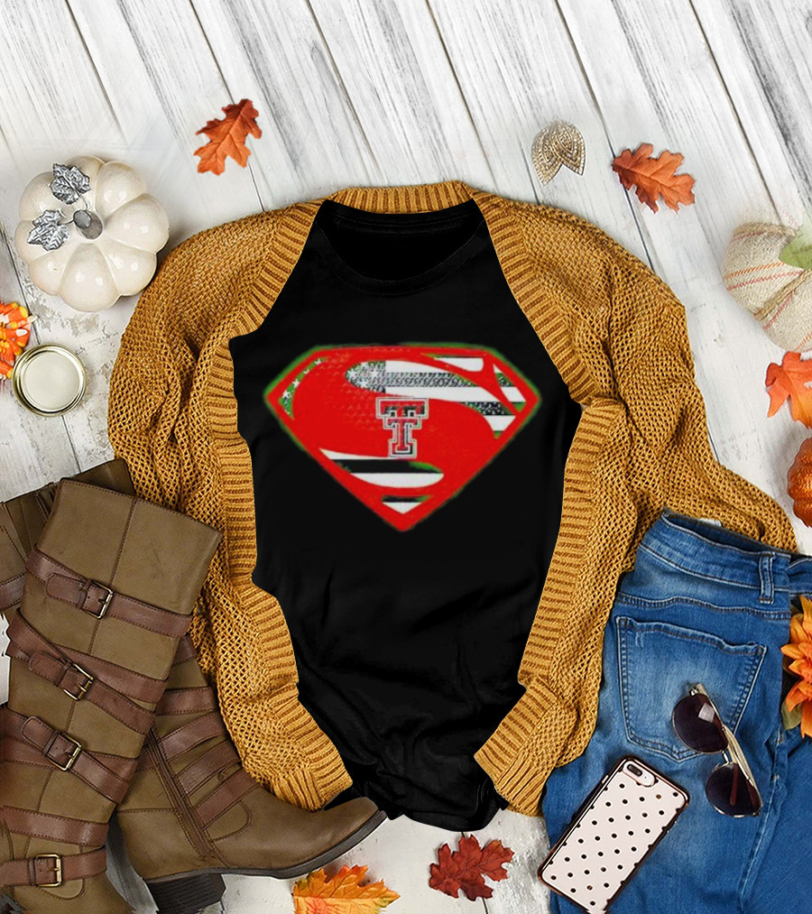 Texas Tech Red Raiders TT Superman T-Shirt