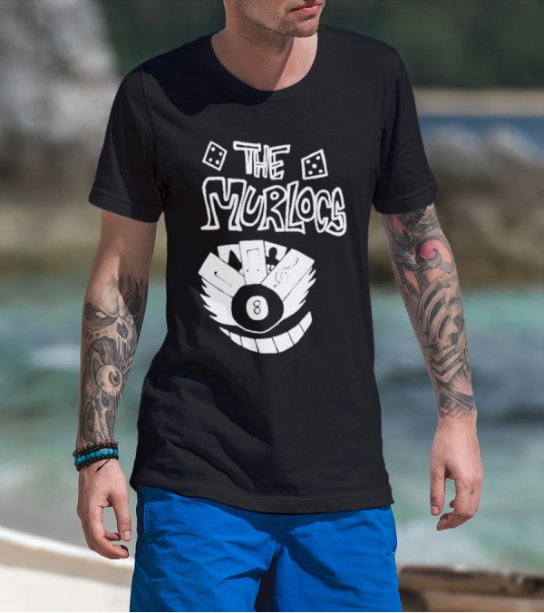 The Murlocs Playing Cards 8 Ball T-Shirt