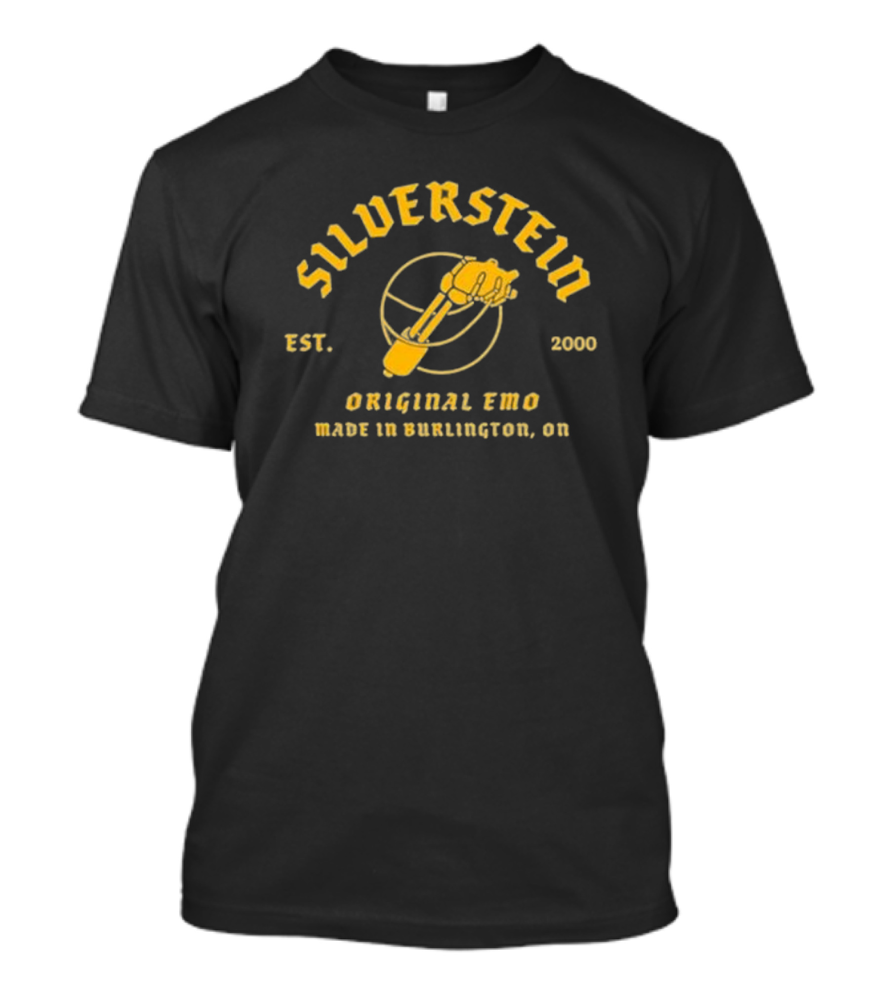 Silverstein Original Emo Made In Burlington ON Est 2000 T-Shirt