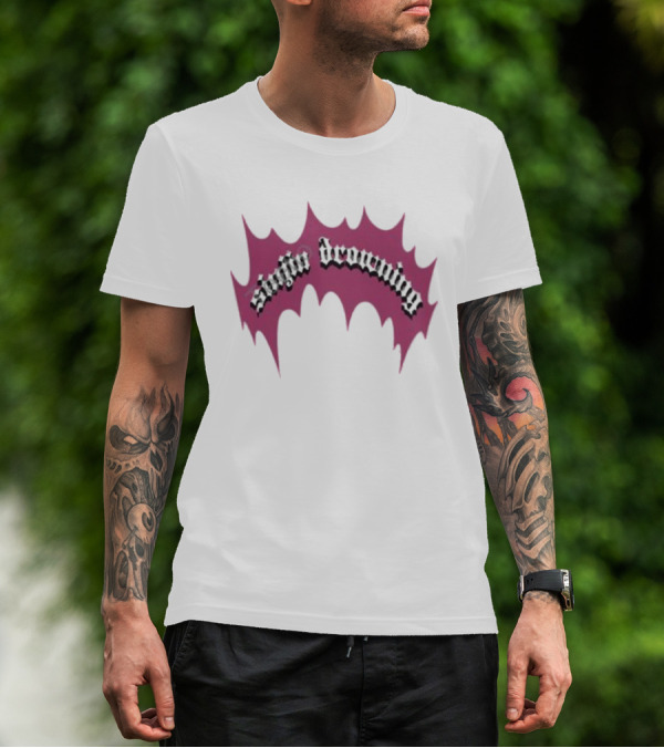 Sinjin Drowning Pink Burst T-Shirt