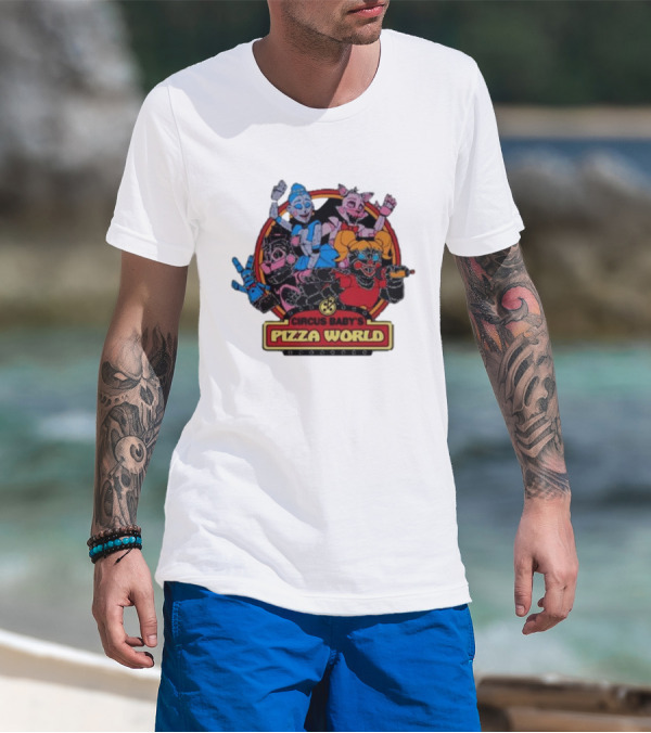 Circus Baby's Pizza World Sister Location Animatronic Characters T-Shirt