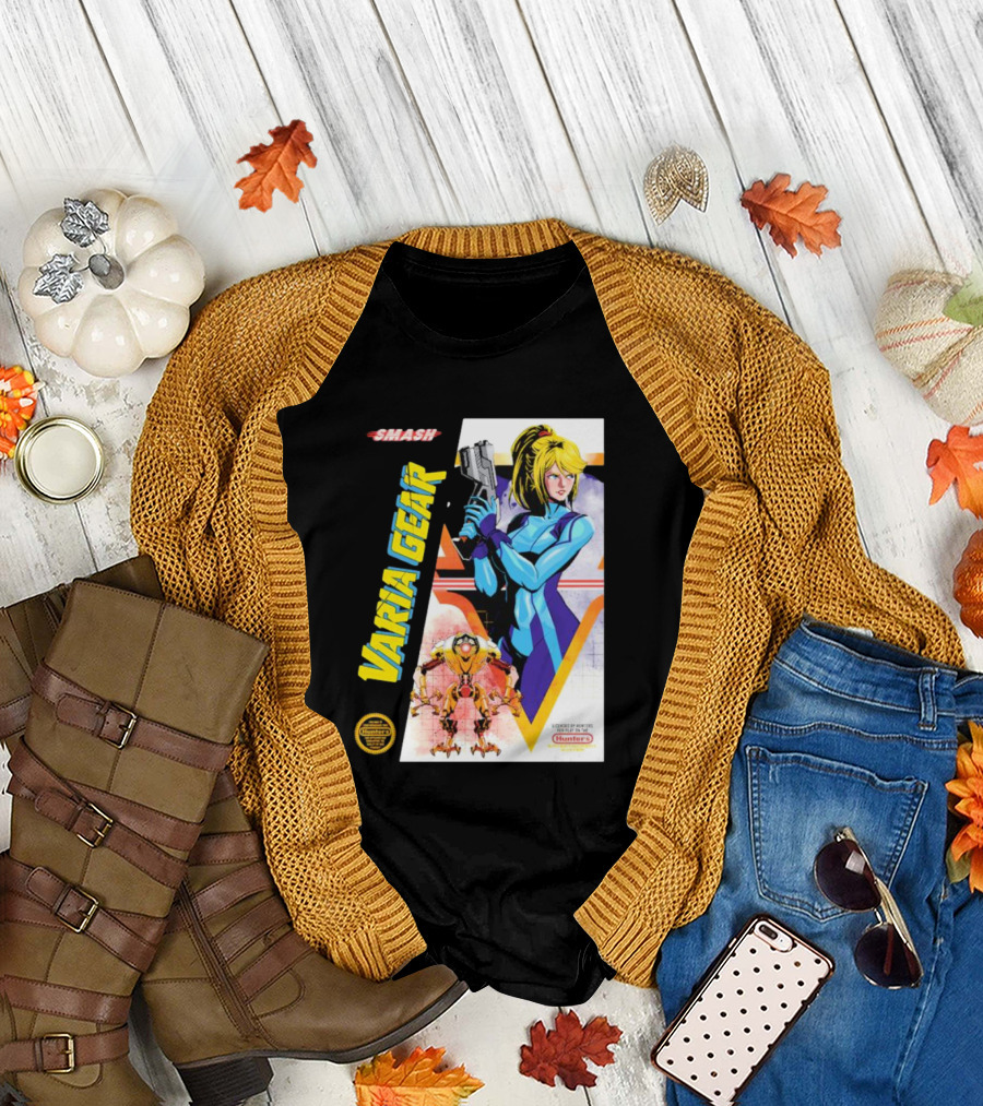 Smash Varia Gear Zero Suit Hunter Chronicles T-Shirt